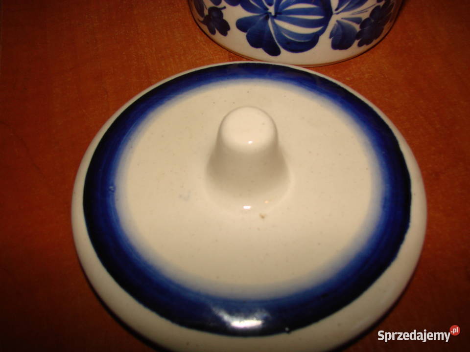 Włocławek fajansowy pojemnik kuchenny pomorskie