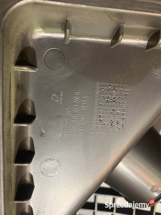 96295365 obudowa filtra powietrza Chevrolet osobowe Szczecin sprzedam