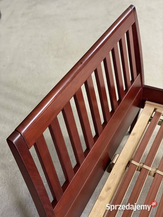 Łóżko drewniane 100x200 regulowany stelaż lite Budno
