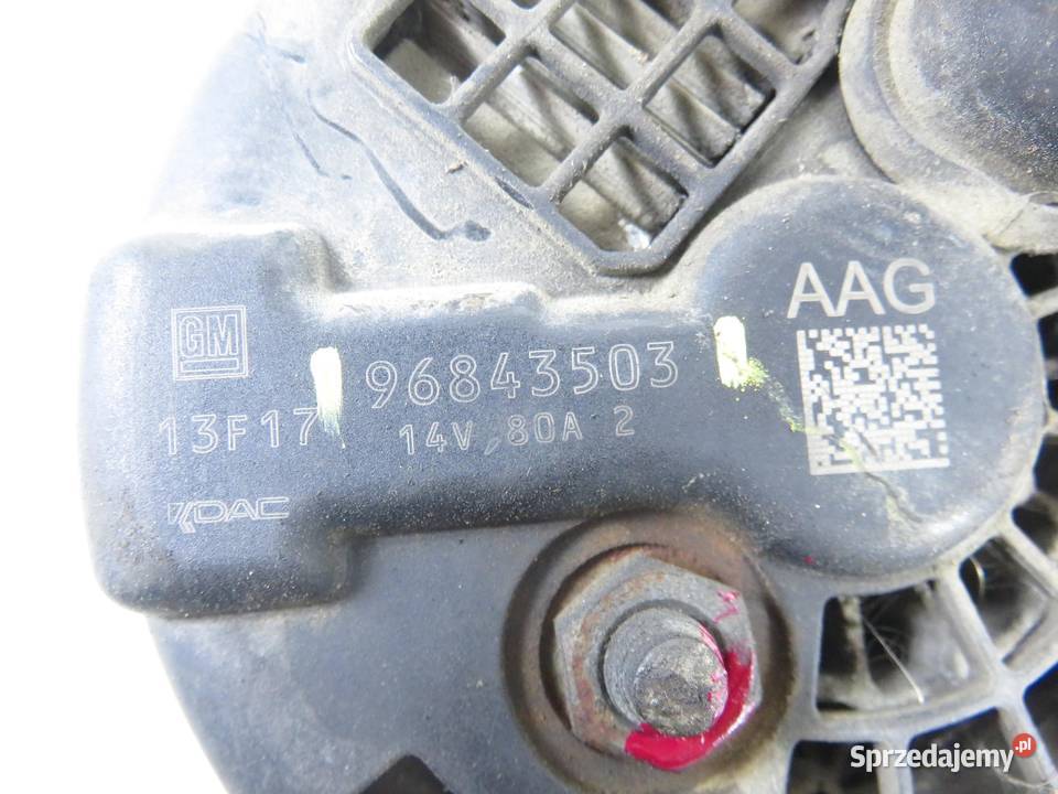 ALTERNATOR CHEVROLET SPARK M300 10 96843503