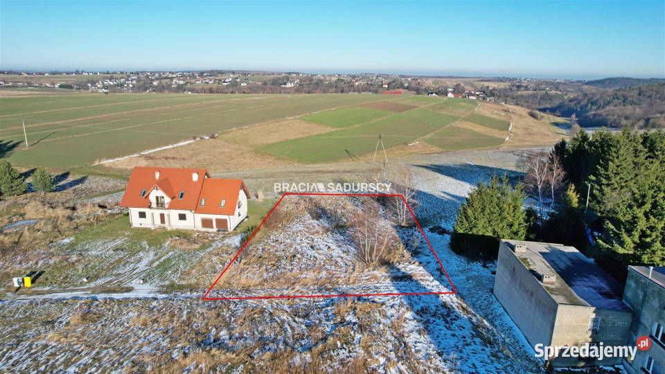 Grunt 1511m2 Sąspów prąd małopolskie