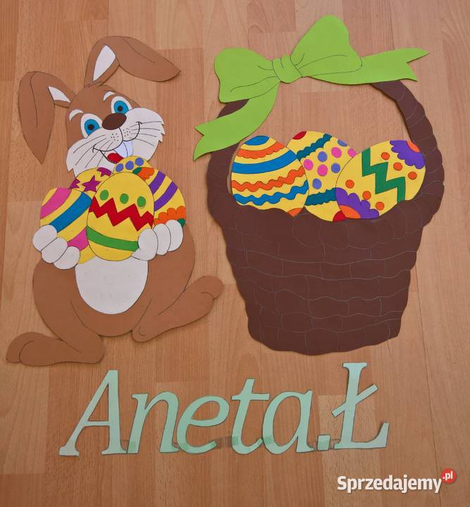 Dekoracje na Wielkanoc z brystolu Ryki