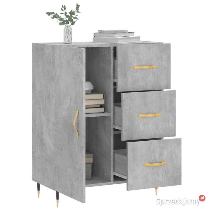 Szafka szarość betonu 695x34x90 materiał Warszawa sprzedam