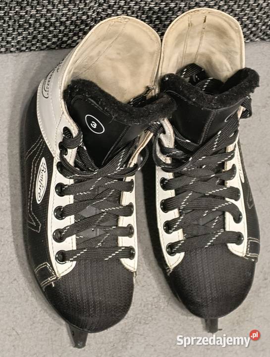 Łyżwy hokejowe rozmiar 35 wkładki 225 Skóra Piotrków Trybunalski