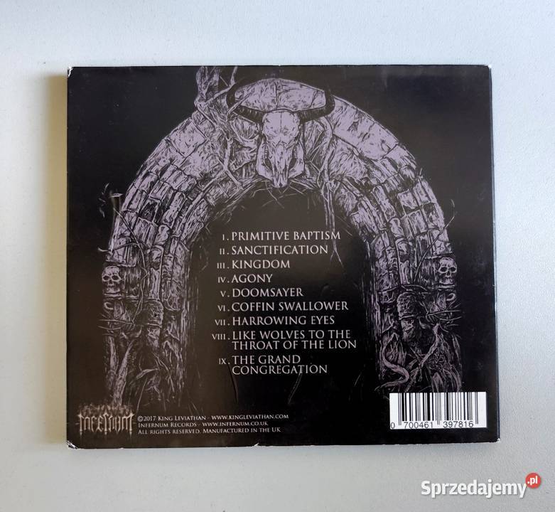 King Leviathan Paean Heretica CD Black thrash Rybnik