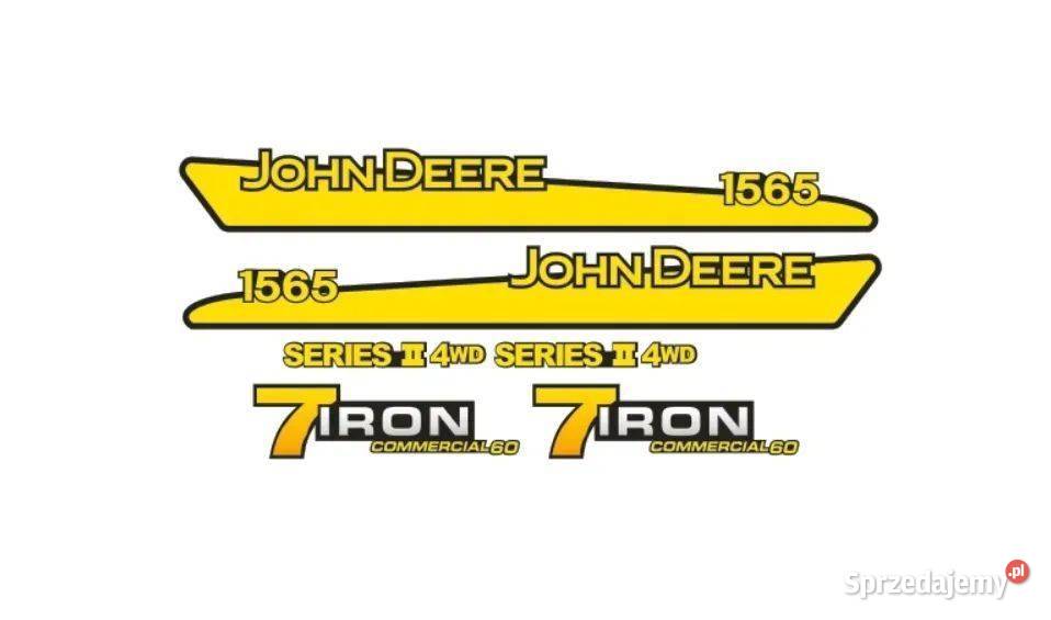 Naklejki oklejenie JOHN DEERE 1565 7 IRON Karoseria Janików