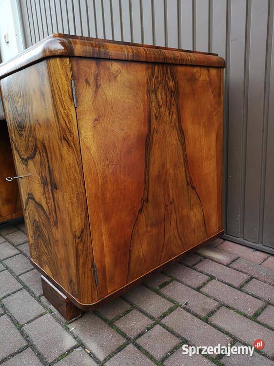 Biurko ARTDECO Orzech Zgrabne Stare Antyk Swarzędz