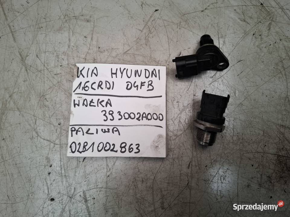 KIA HYUNDAI 16 CRDI czujnik wałka 393002A000 Układ elektryczny, zapłon Kielce