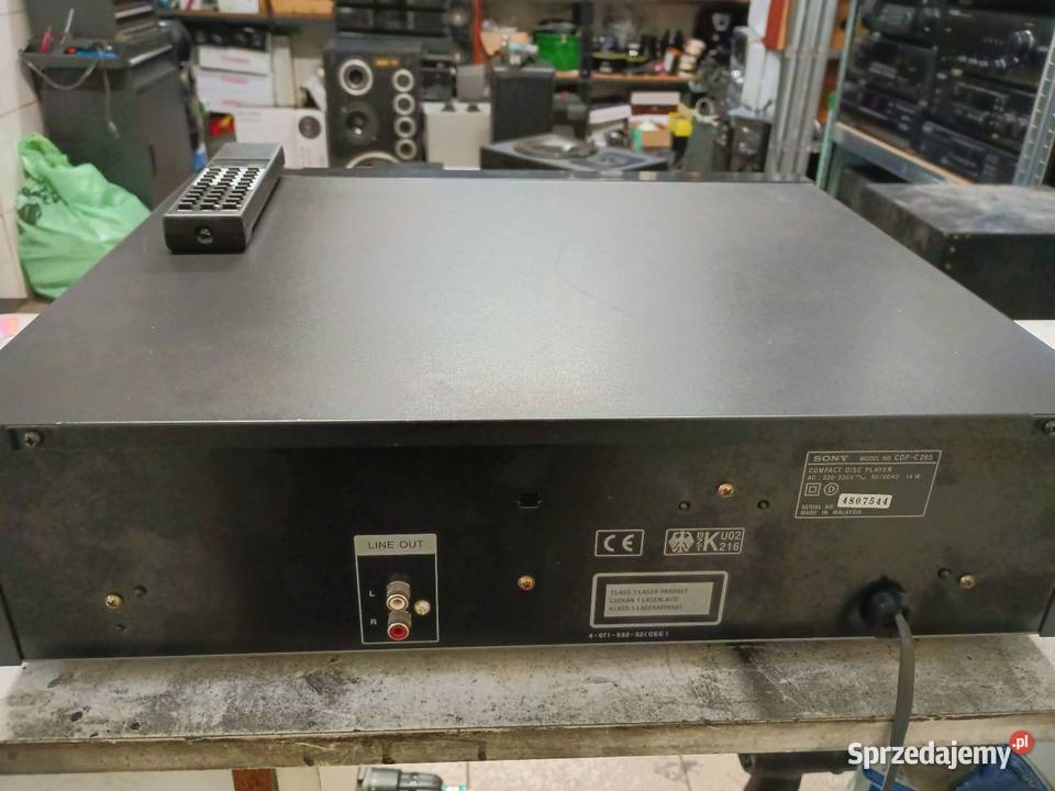 Zmieniarka CD X5 SONY pilot optical Odtwarzacze CD i MD
