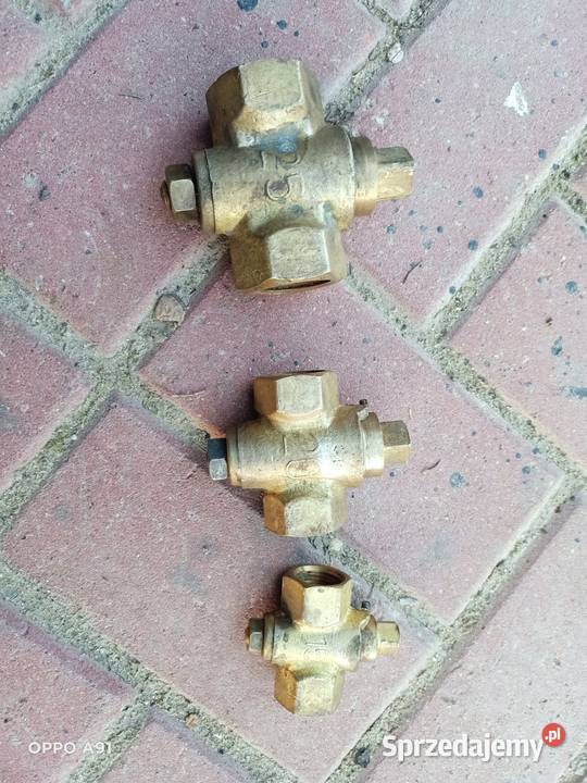 Zawór gazowy mosiężny stożkowy Puławy