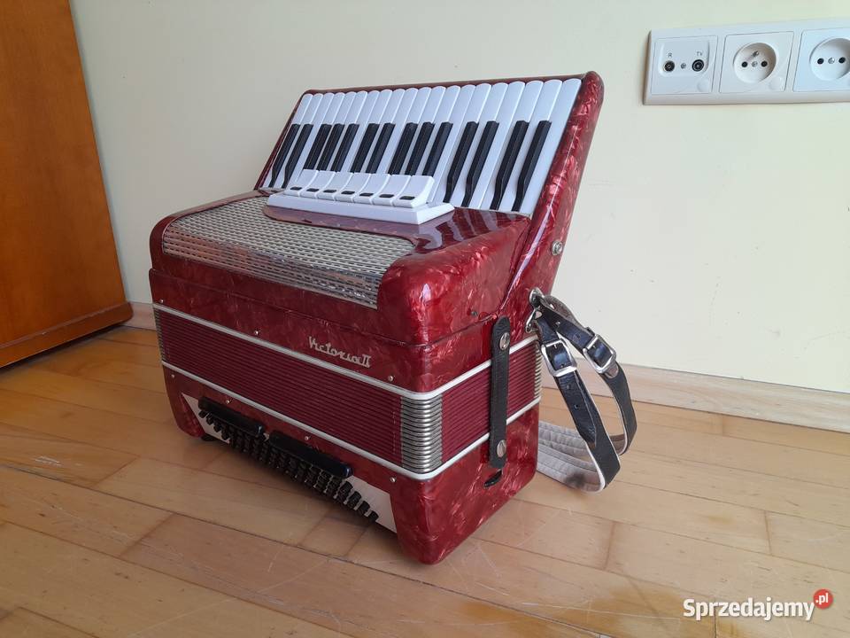 Akordeon Victoria II 80 basowy z walizką klawiszowe Instrumenty dęte Gorzów Wielkopolski