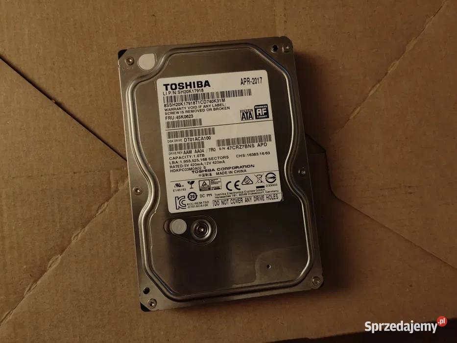 Dysk twardy Toshiba 1TB Skoczów