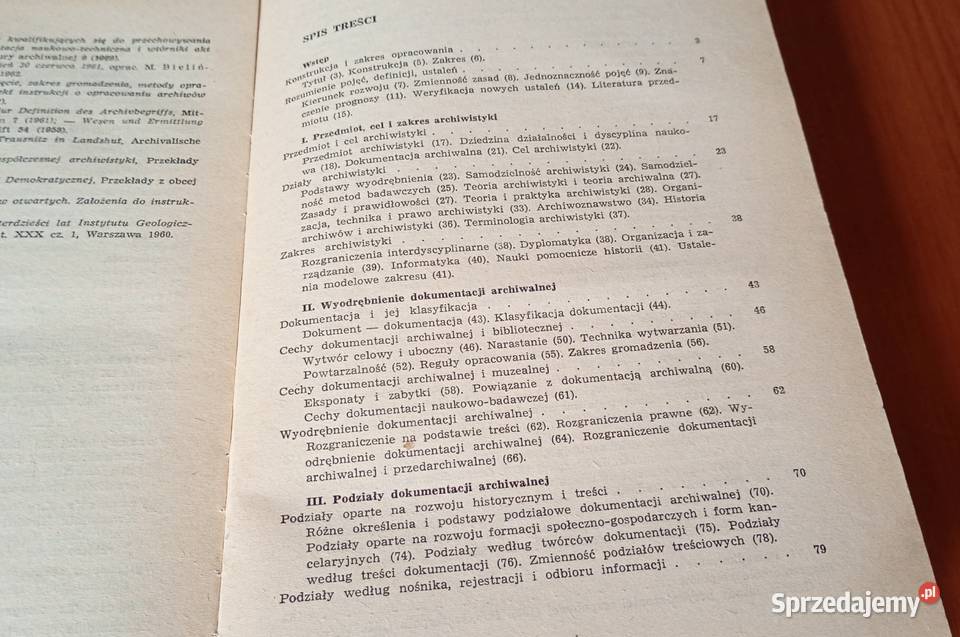 Problemy archiwistyki współczesnej Czesław Gdańsk sprzedam