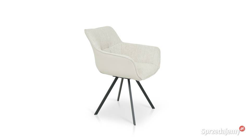 Krzesło Gaya obrotowe skóra połączona z tkaniną Bydgoszcz