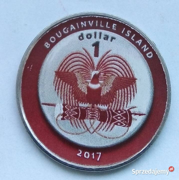 BOUGAINVILLE ISLAND1 DOLLAR2017 r KOLOR Legionowo