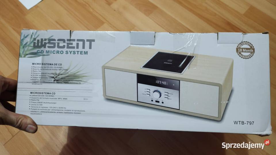 Wieża stereo Wiscent Vintage Micro HiFi Systems sprzedam