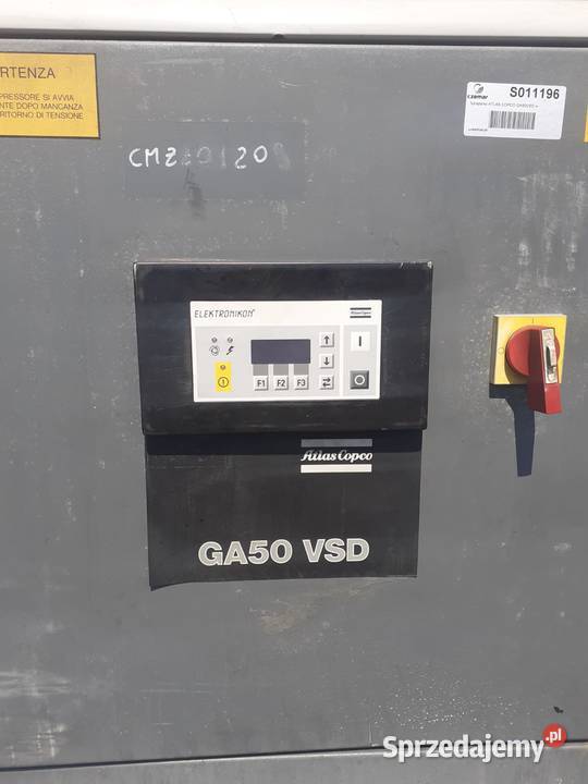 Sprężarka śrubowa ATLAS COPCO GA50VSD 50kW Wilków