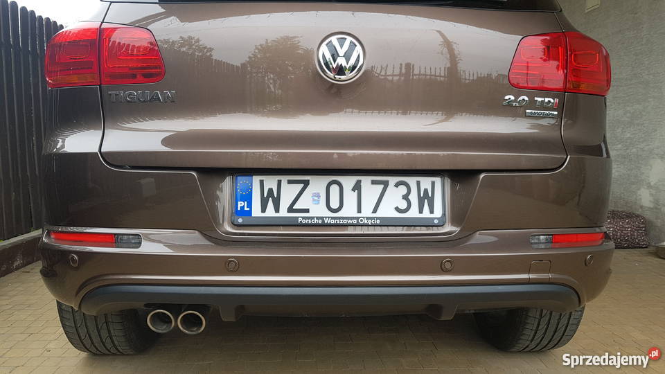 VW Tiguan 177 diesel 4x4 automat salon 1 właśc mazowieckie Błonie