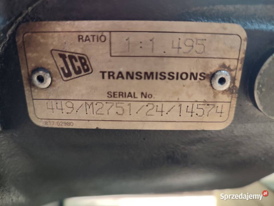 Skrzynia biegów PowerShift 11495 JCB 54270 Motoryzacja Wilkowo
