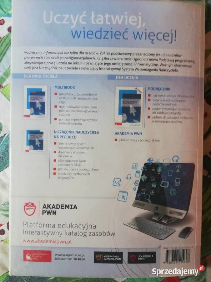 Informatyka Nie Tylko Dla Uczniów Zakres Rozszerzony Tom 1 Informatyka nie tylko dla uczniów- Krawczyński, Talaga, Wilk Kraków