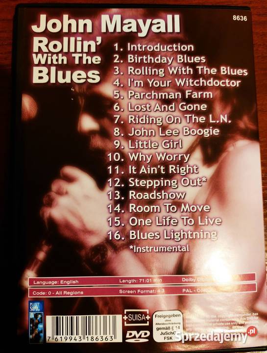 DVD Wspaniały Koncert Króla Białego Bluesa John Siedlce