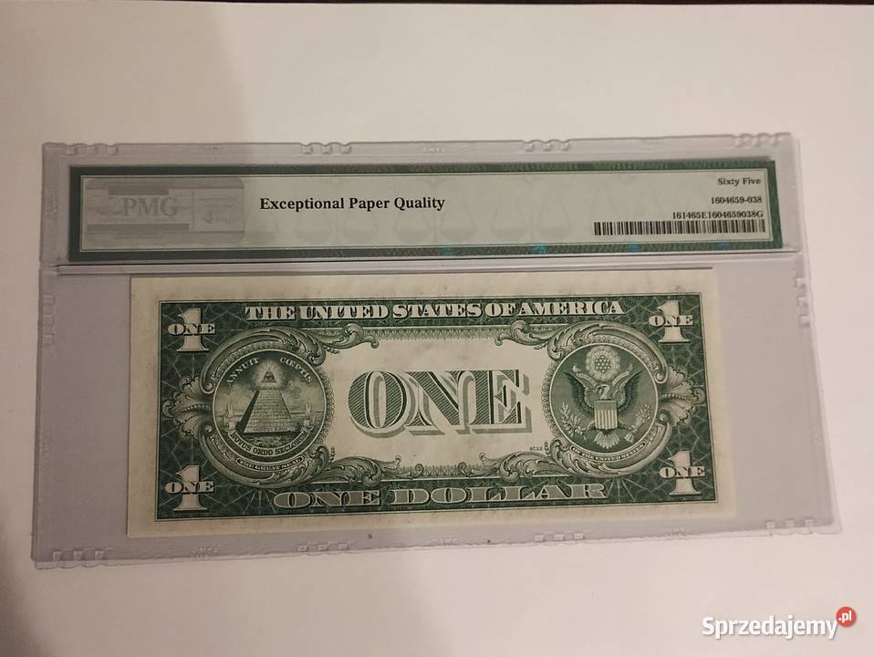 Banknot USA 1 1935E PMG 65 Silver Certificate Rzeszów