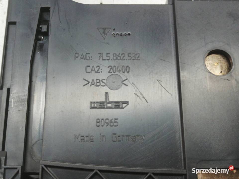 UCHWYT NA KUBEK 7L5862532 Porsche Cayenne I 2002