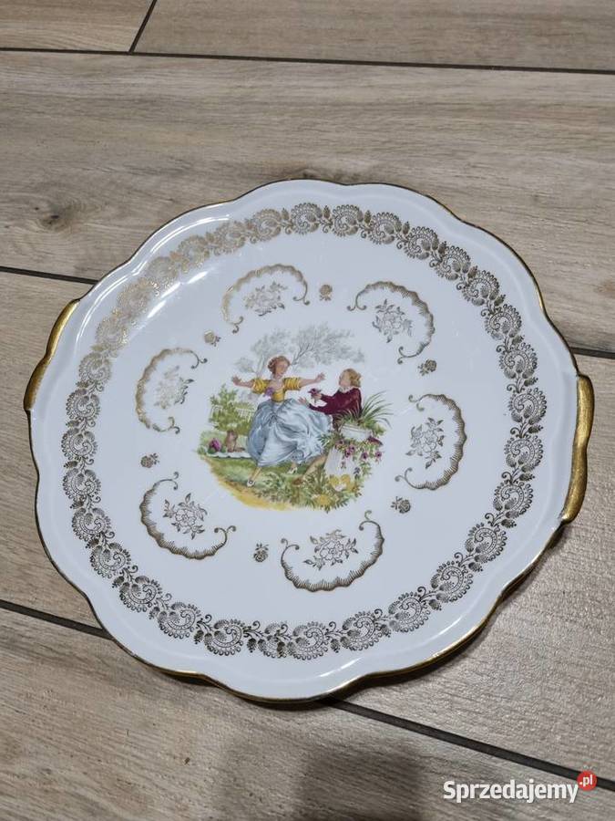 Talerz Porcelana francuska Para Dworska Wola Podłężna