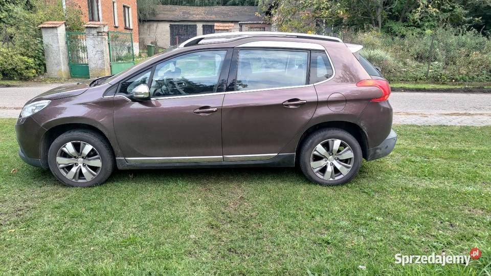 Peugeot 2008 16 eHDi 92 Automat Brązowy Metalik czujnik parkowania 2008 łódzkie sprzedam