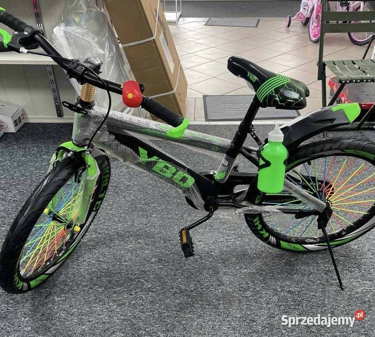 449 Rower 20 BMX niebieski i zielony Zabrze