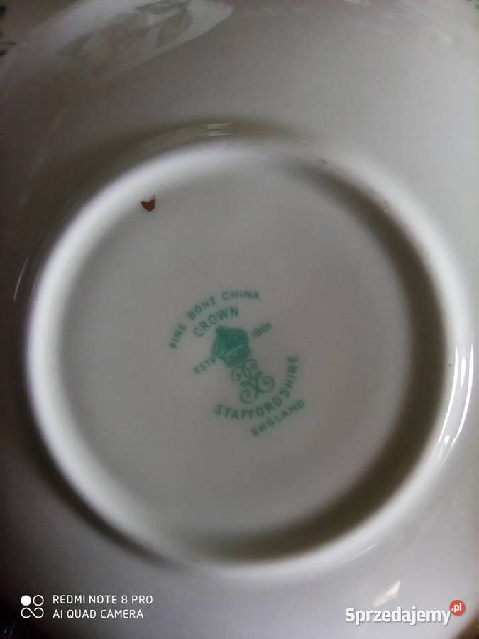 Serwis do herbaty Z kwiatem jabłoniStaffordshire sprzedam