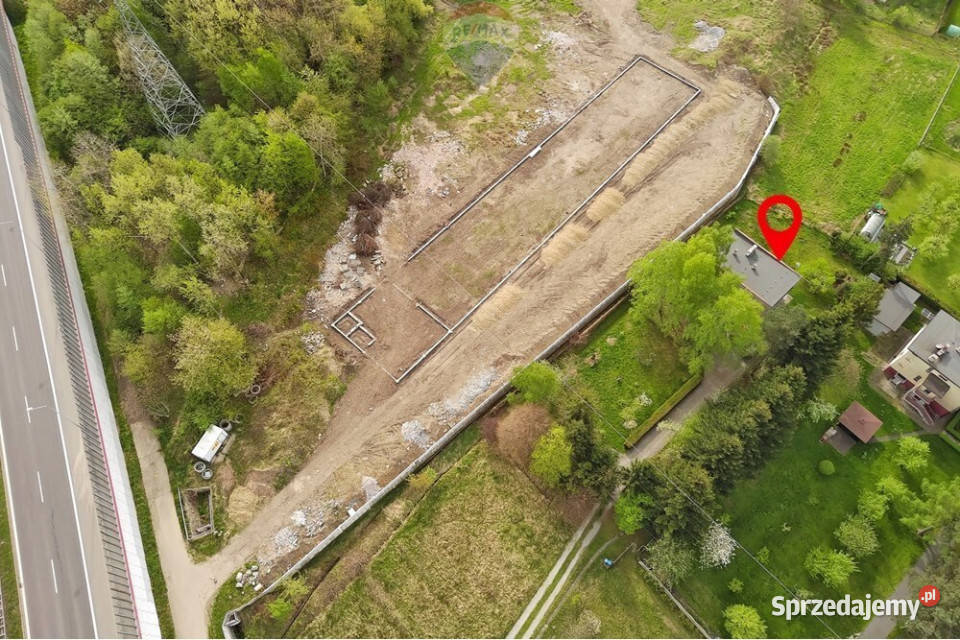 Inwestycyjne 3590m2 głównej drodze Komorowic Bielsko-Biała