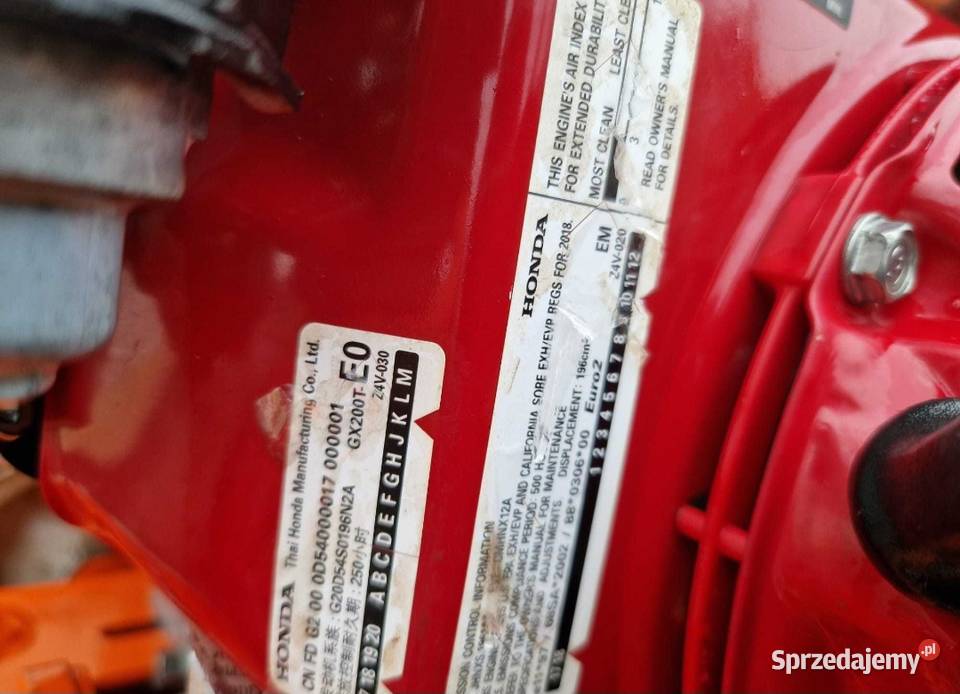 Frezarka do pni DOSKO z silnikiem HONDA GX200T dolnośląskie