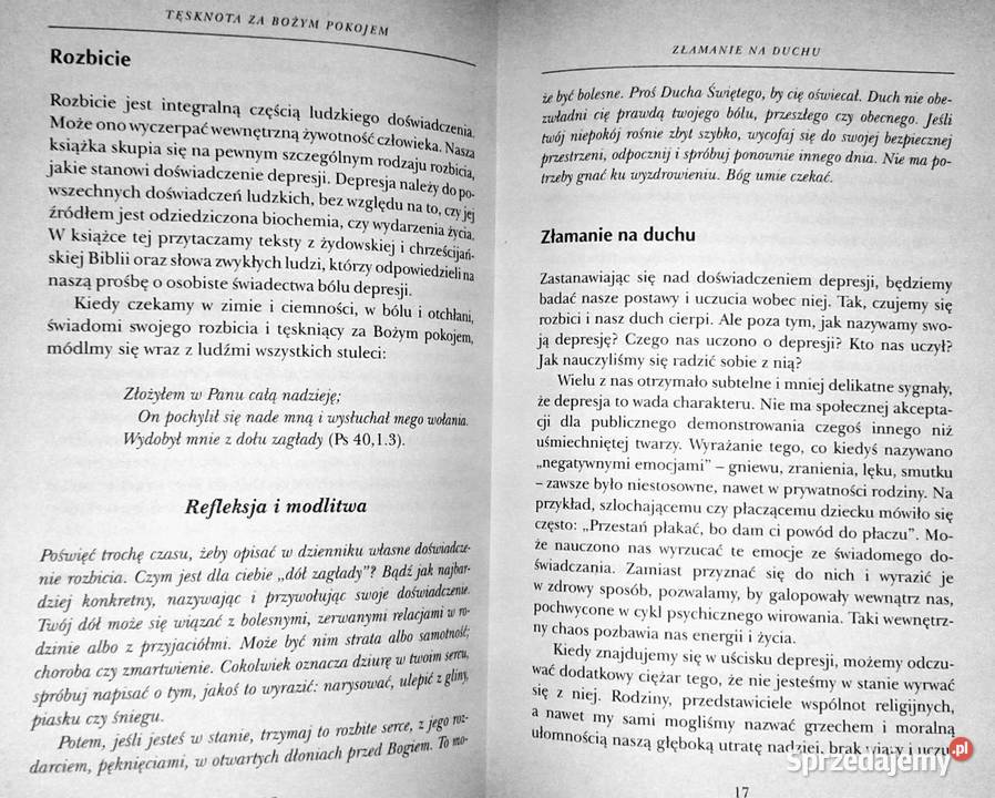 Modlitwy na depresję Terapia duchowością Rachel Chełm