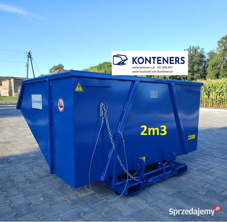 Kontener samowyładowczy do wóżka widłowego 2m3 zachodniopomorskie Szczecin