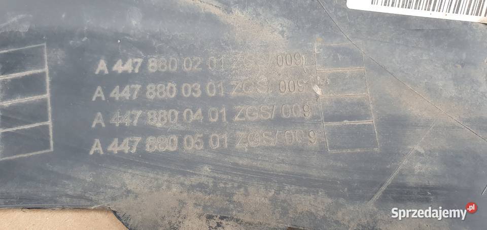 MERCEDES VITO W447 ZDERZAK PRZÓD PRZEDNI Trzciel
