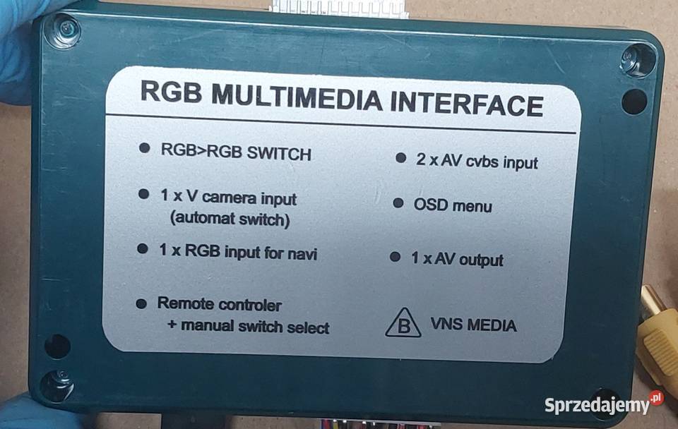 VNS ADAPTER MULTIMEDIALNY RGB MULTIMEDIA sprzedam