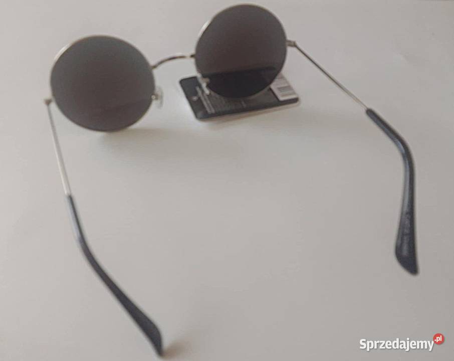 Okulary przeciwsłoneczne NEVE Okrągłe Lenonki sprzedam
