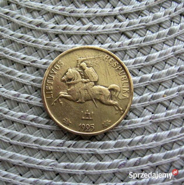 Litwa 10 Cent 1925r Numizmatyka wielkopolskie Kalisz