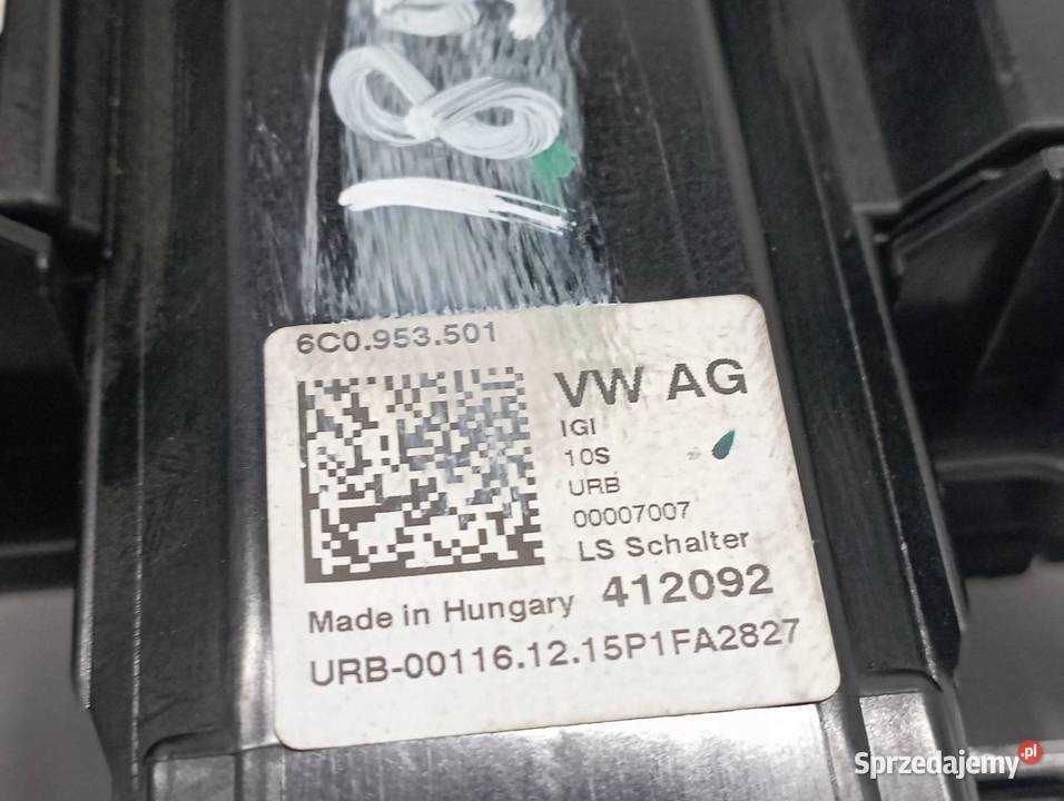 PRZEŁĄCZNIK ZESPOLONY TAŚMA AIR BAG 6C0953501 sprzedam