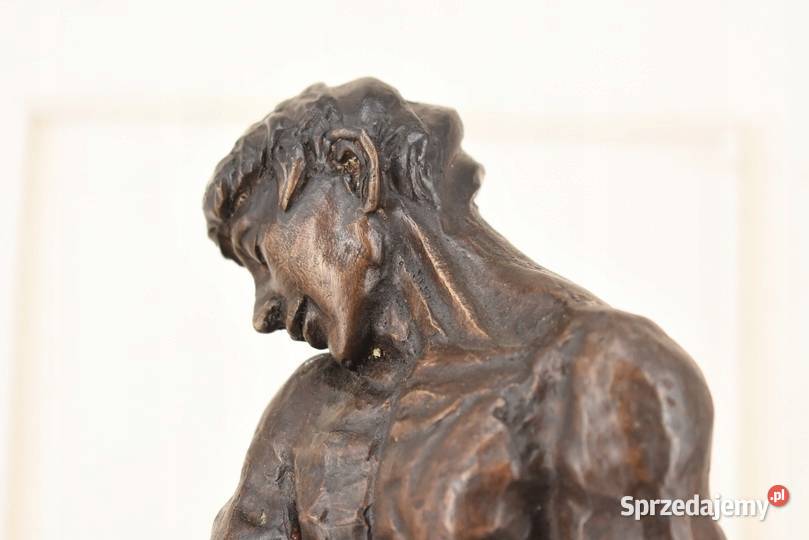 Auguste Rodin Adam Posąg Akt Mężczyzny Sygn Rzeźby i figury Kraków sprzedam