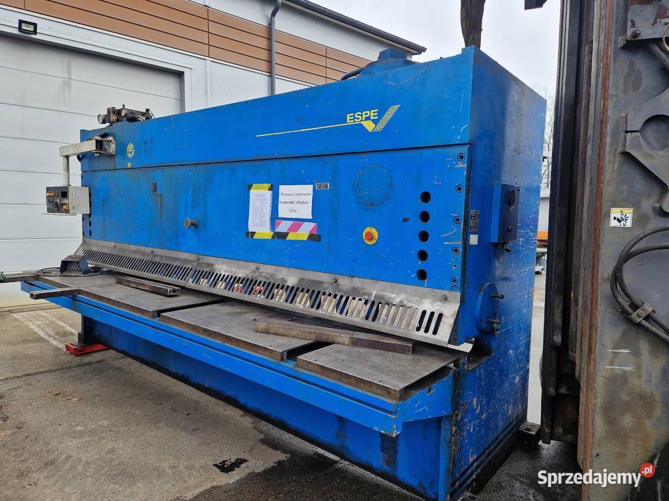 Nożyce gilotynowe CNTA 103700 Strojarne Piesok Jasło sprzedam