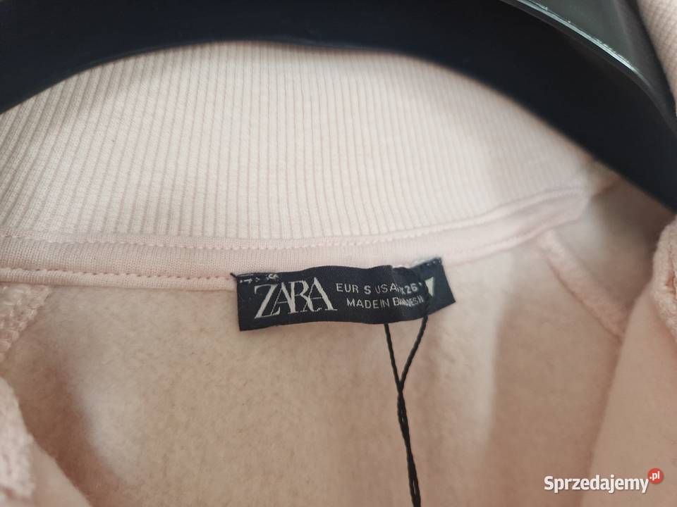 Bluza damska pudrowy róż Zara rozmiar S Bibice