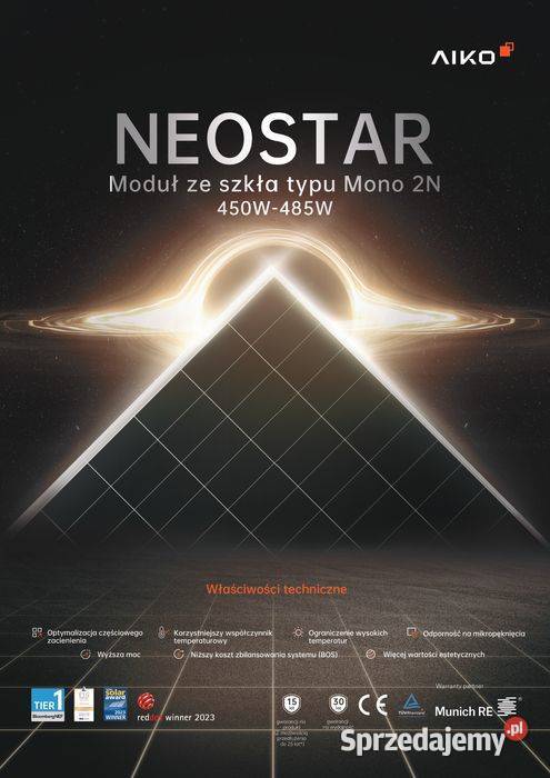 Paleta 37 Panel fotowoltaiczny AIKO Neostar 2N