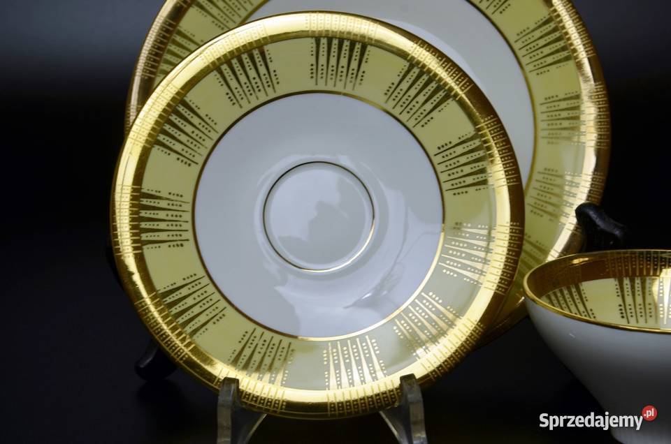 Trio śniadaniowe lata 30 XX w Hutschenreuther dolnośląskie Legnica sprzedam