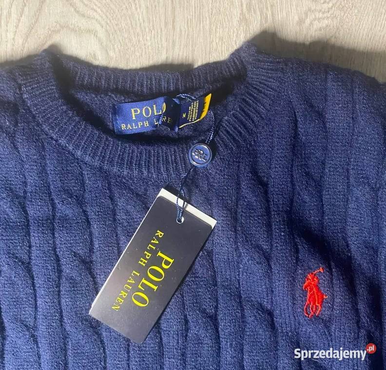 Sweter Polo Ralph Lauren granatowy