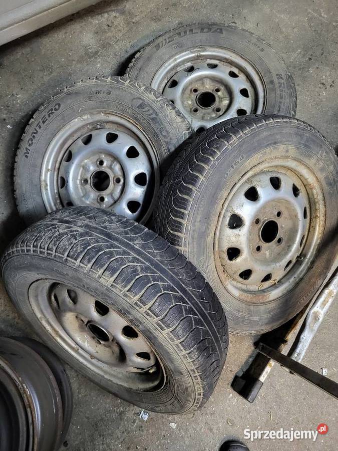 Koła felgi 4x100 opony 17570 13 fulda vw seat Pułtusk sprzedam