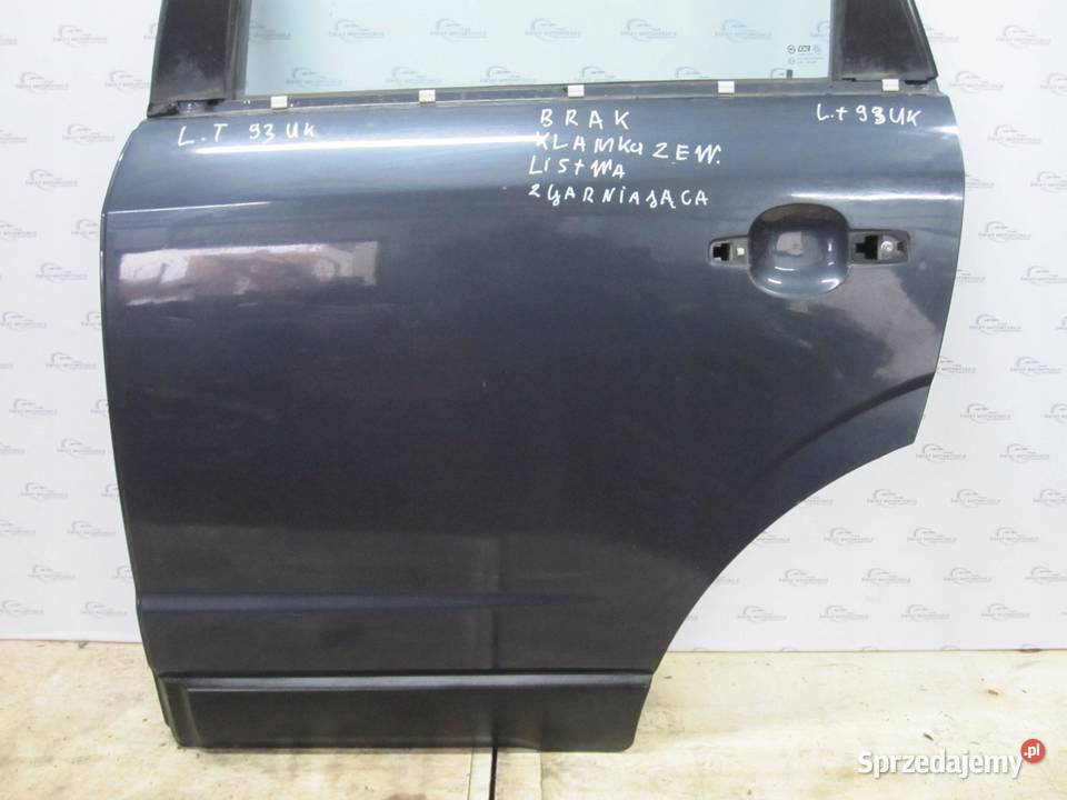OPEL ANTARA 09r drzwi lewe tył osobowe
