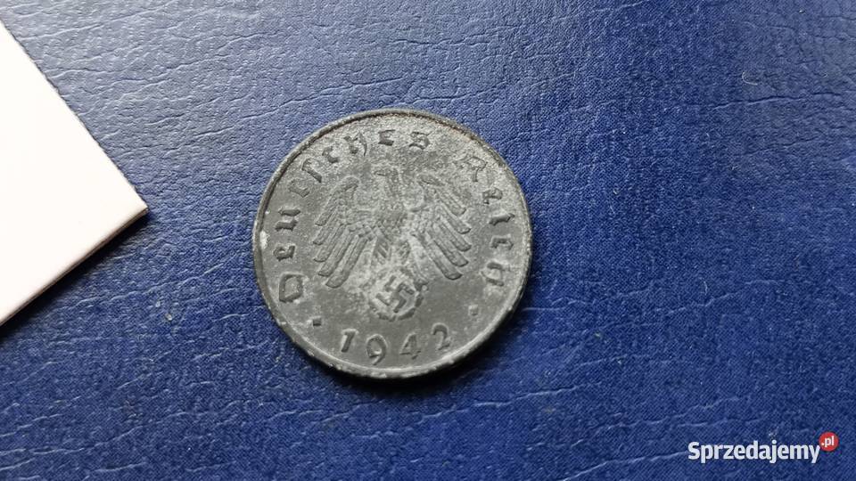 Stare monety 10 fenig 1942 A Niemcy podkarpackie Lesko