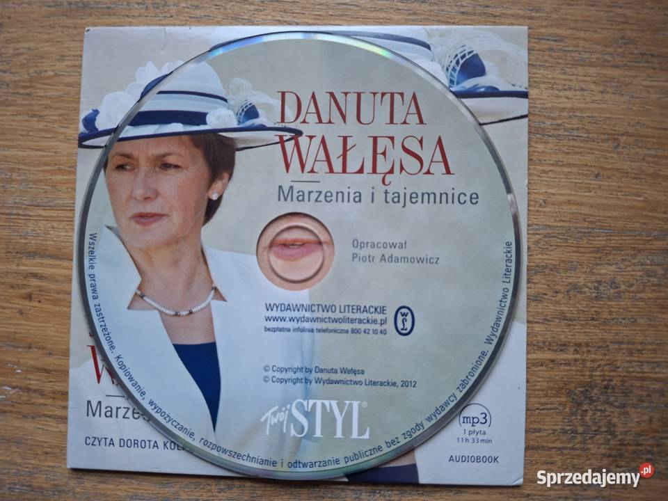 Danuta Wałęsa Marzenia i tajemnice CD małopolskie Kraków
